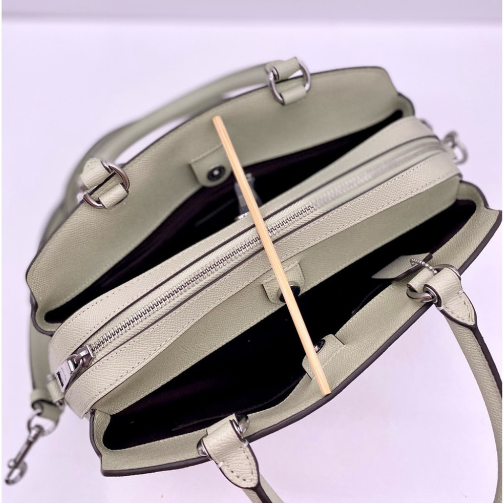 Coach Lillie Carryall satchel bag Crossbody Pale Green - Picture 7 of 16